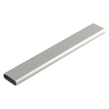 Profils en aluminium Forme ovale/Extrusion en aluminium Tube ovale Aluminium anodisé